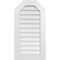 Ekena Millwork Octagonal Top Surface Mount PVC Gable Vent w/ 3-1/2"W x 1"P Standard Frame, 20"W x 38"H GVPOT20X3801SN - alternate 1